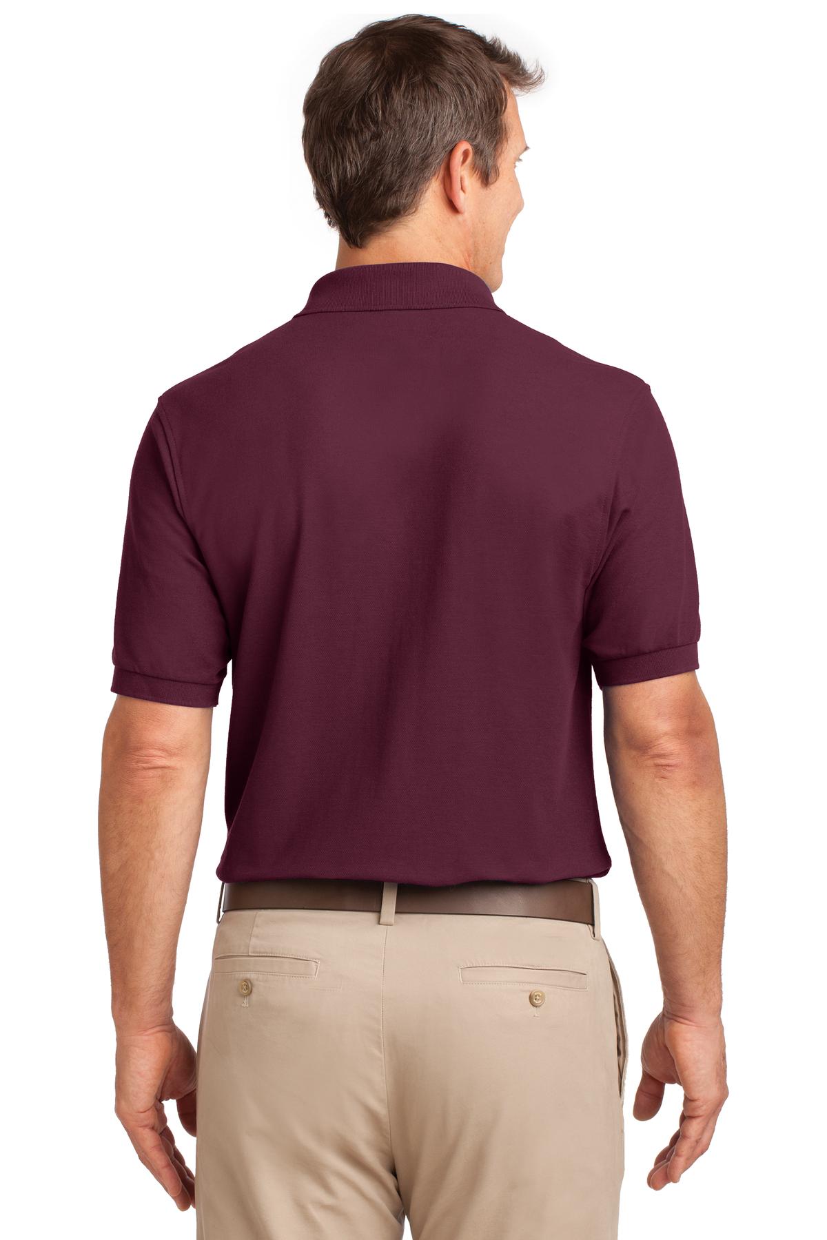 Port Authority Silk Touch Polo with Pocket.  K500P