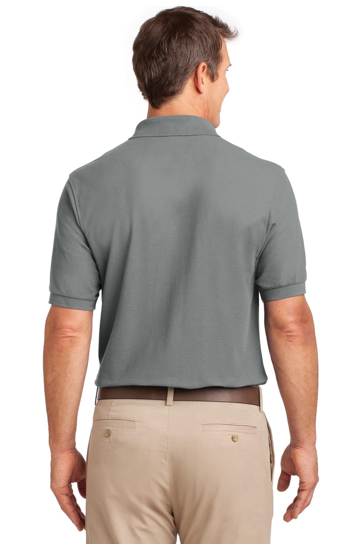 Port Authority Silk Touch Polo with Pocket.  K500P