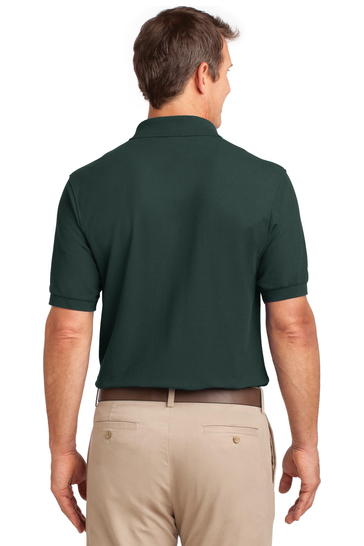 Port Authority Silk Touch Polo with Pocket.  K500P
