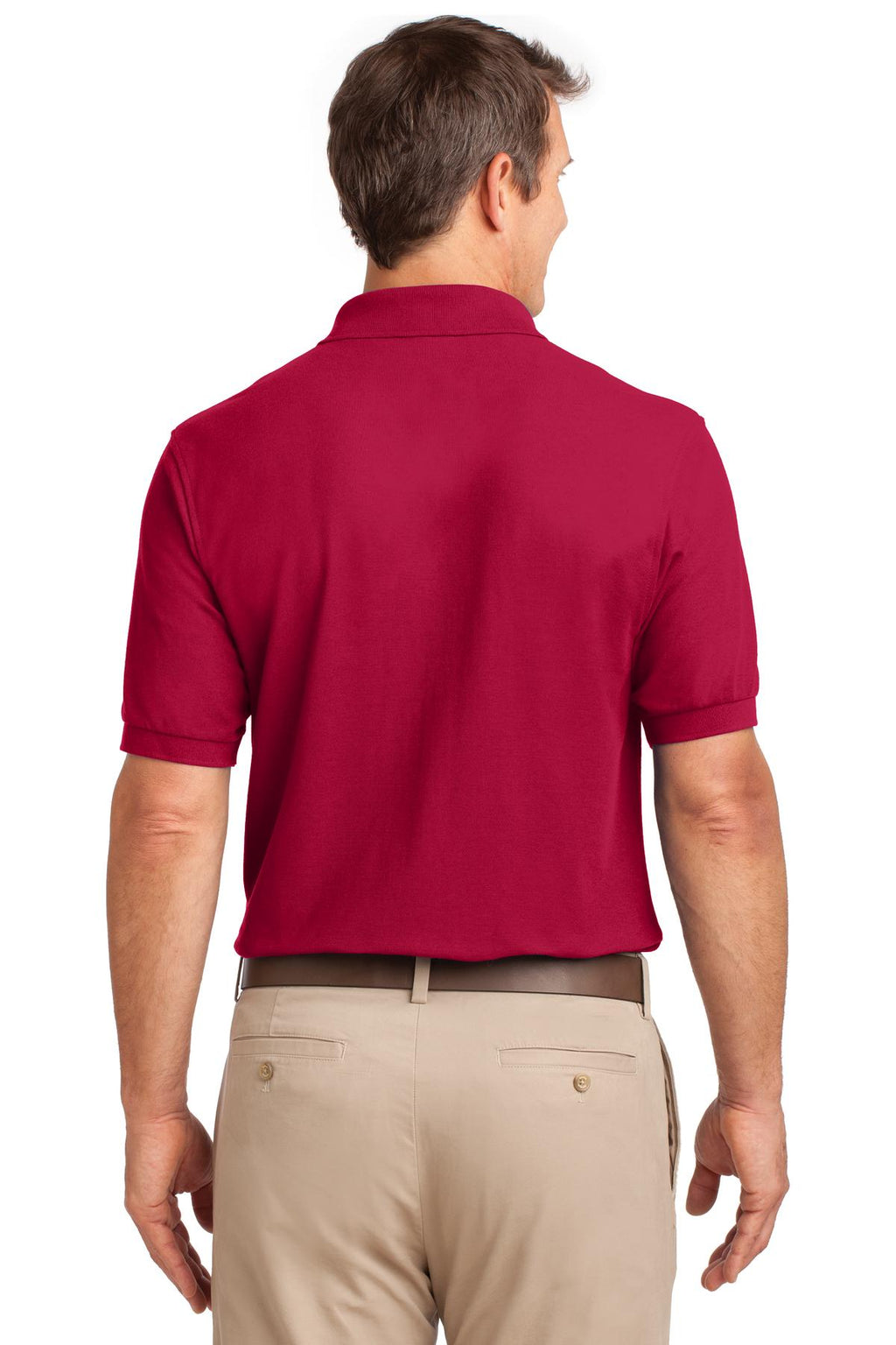 Port Authority Silk Touch Polo with Pocket.  K500P