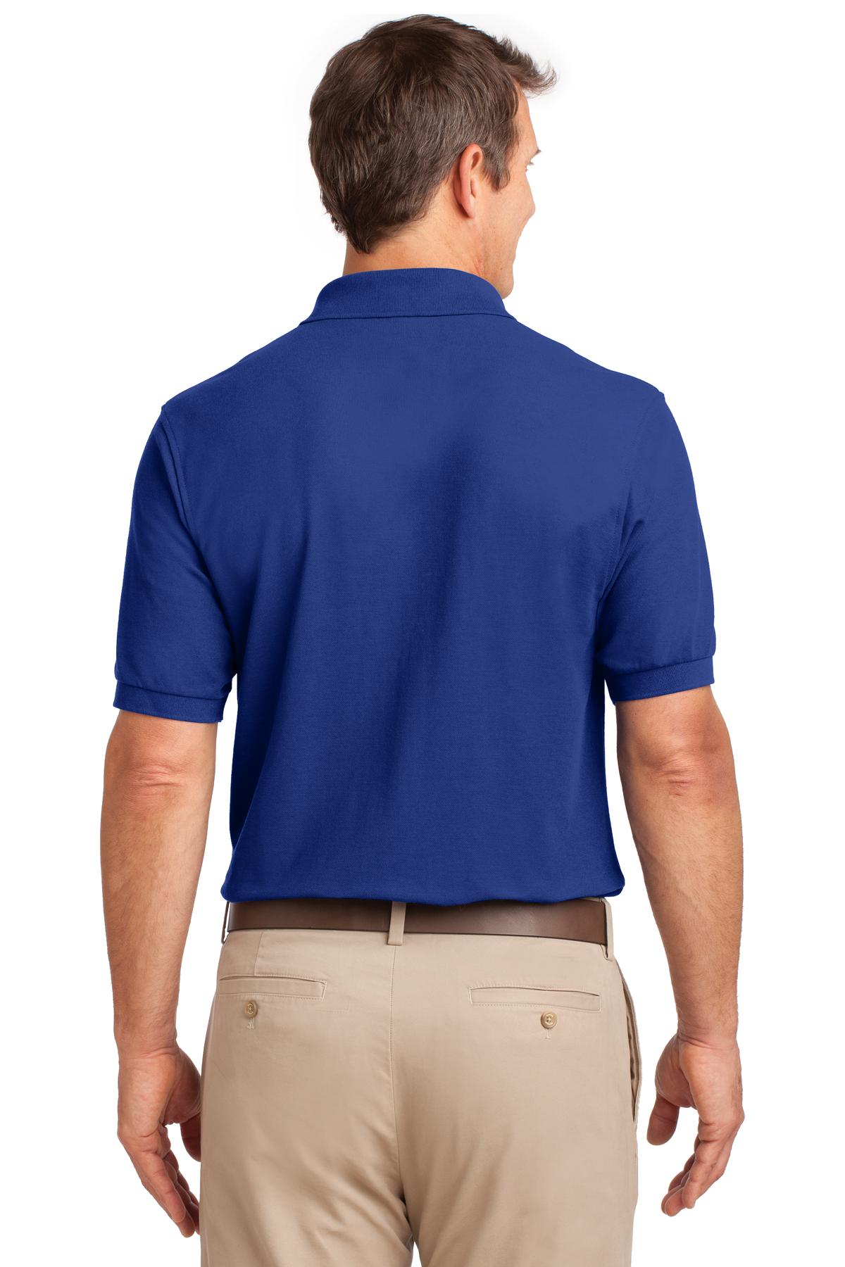Port Authority Silk Touch Polo with Pocket.  K500P