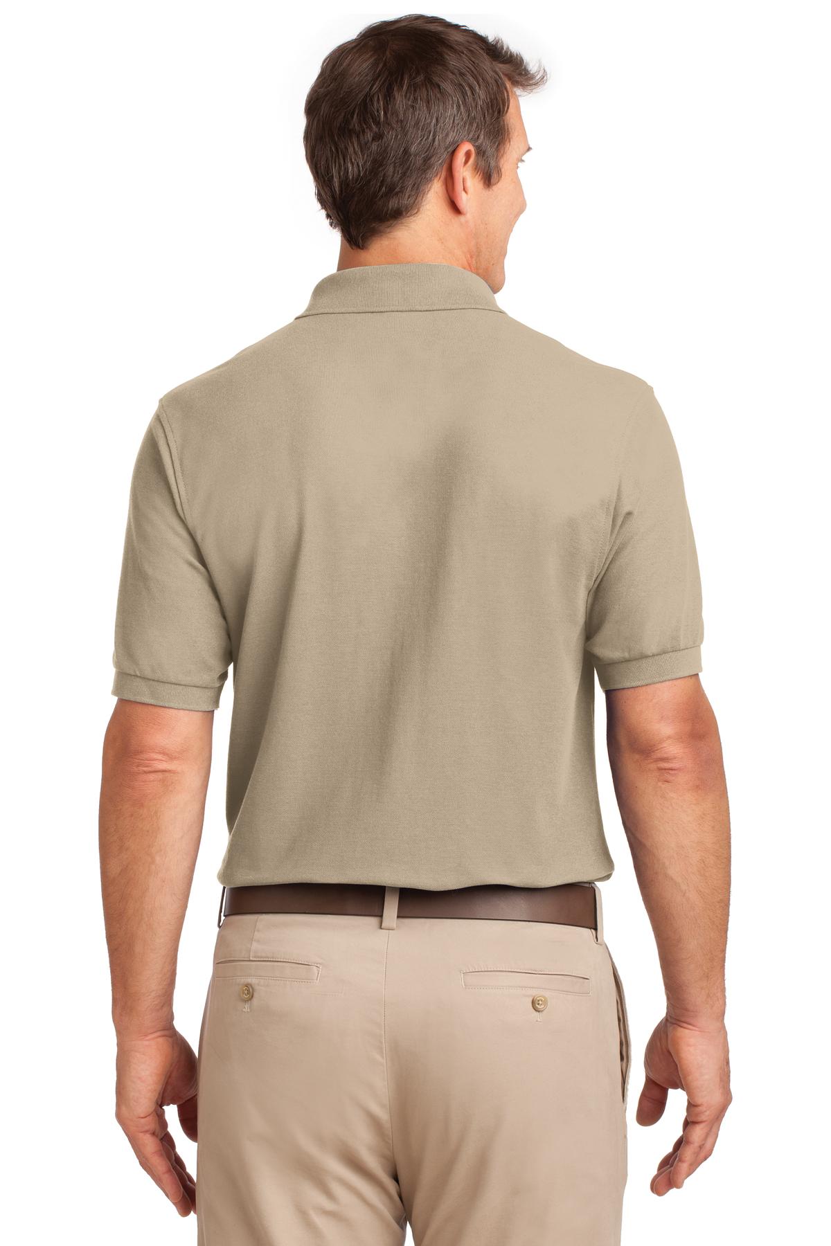 Port Authority Silk Touch Polo with Pocket.  K500P