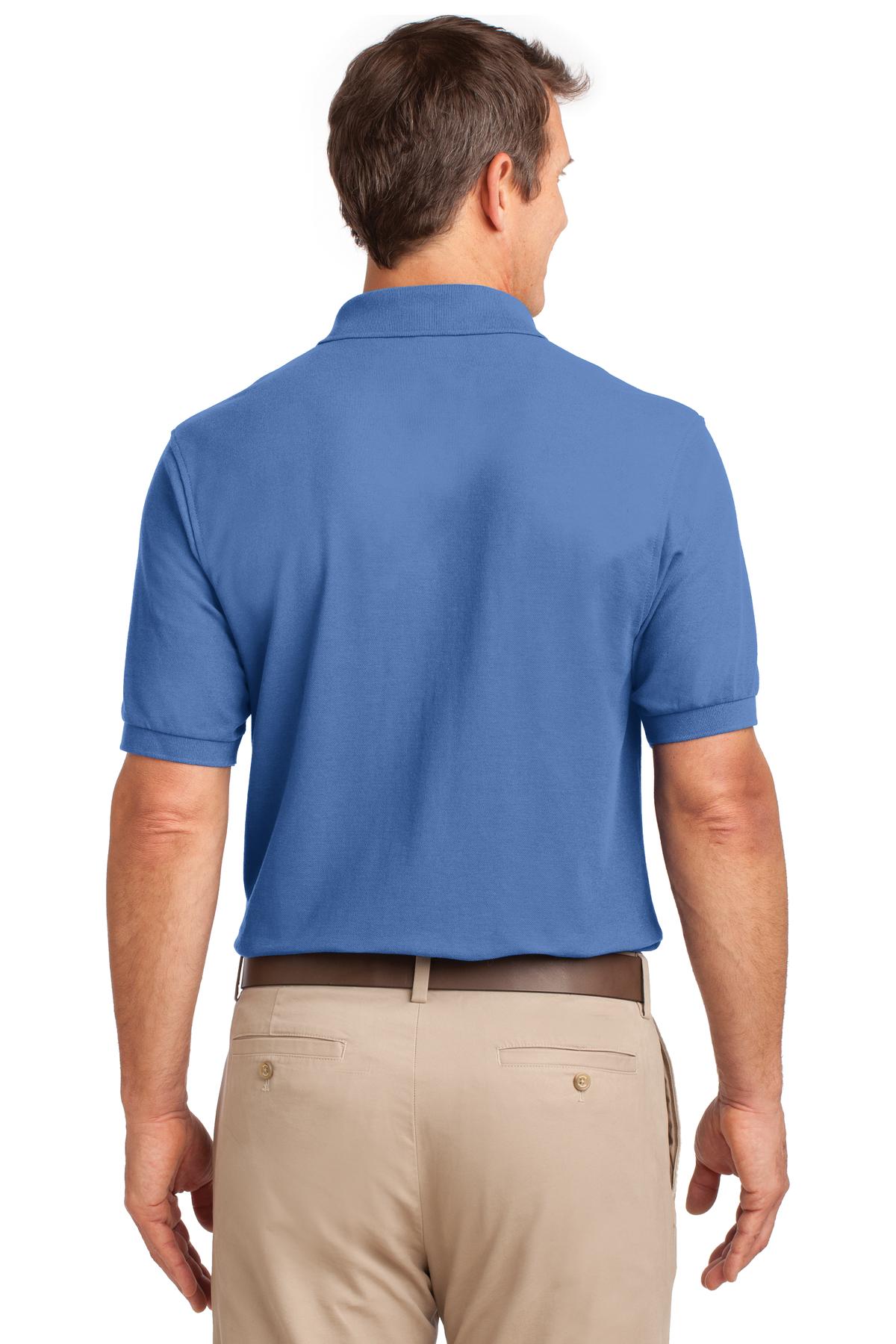 Port Authority Silk Touch Polo with Pocket.  K500P