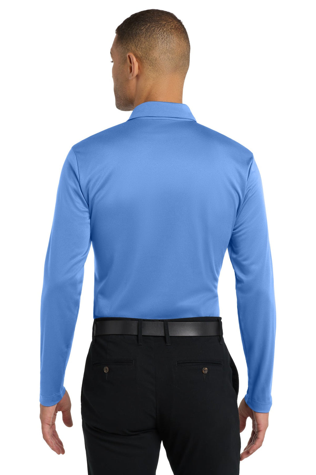 Port Authority Silk Touch Performance Long Sleeve Polo. K540LS