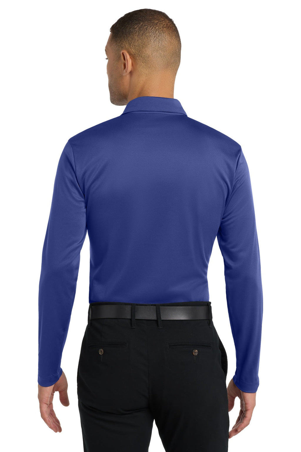 Port Authority Silk Touch Performance Long Sleeve Polo. K540LS