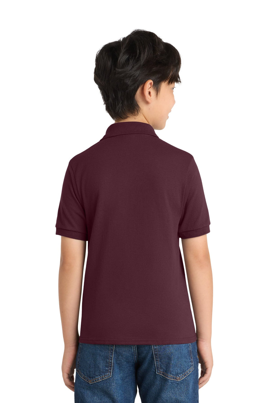 Port & Co Youth Core Blend Jersey Knit Polo. KP55Y