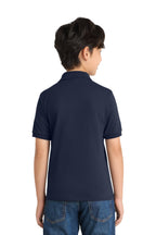 Port & Co Youth Core Blend Jersey Knit Polo. KP55Y