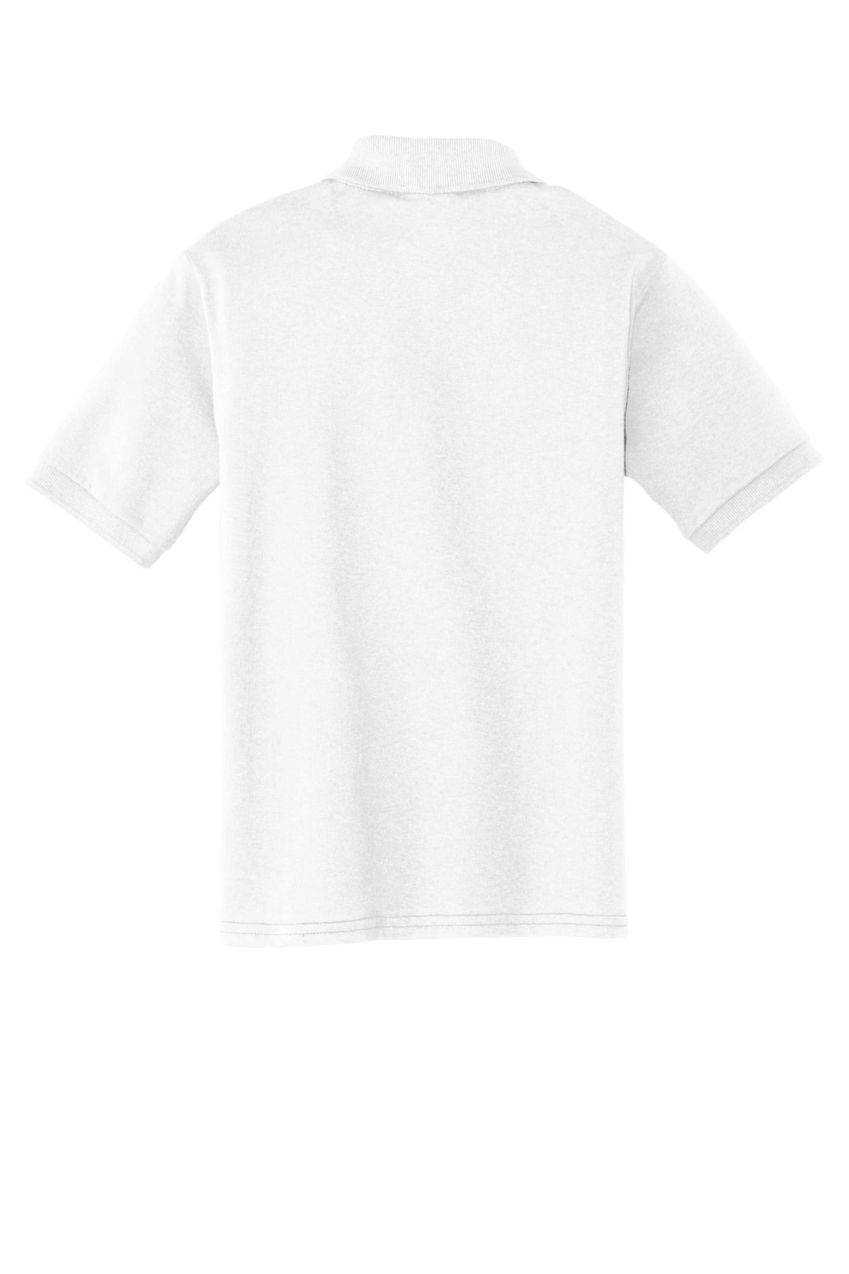 Port & Co Youth Core Blend Jersey Knit Polo. KP55Y