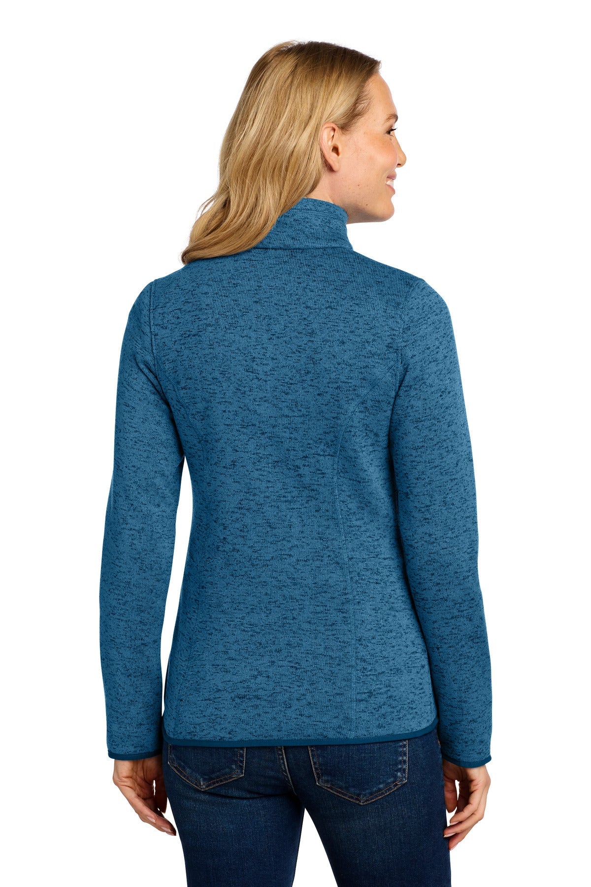 Port Authority Women's Sweater Fleece Jacket. L232