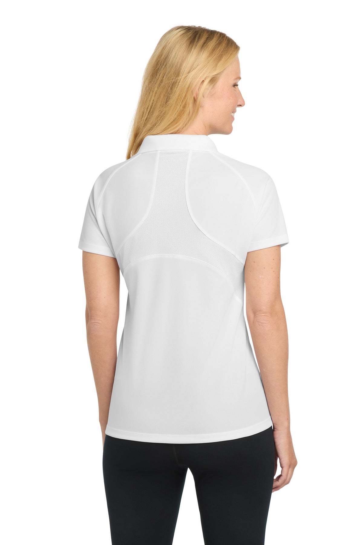 Sport-Tek Women's Dri-Mesh Pro Polo. L474