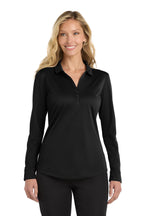 Port Authority  Women's Silk Touch   Performance Long Sleeve Polo. L540LS
