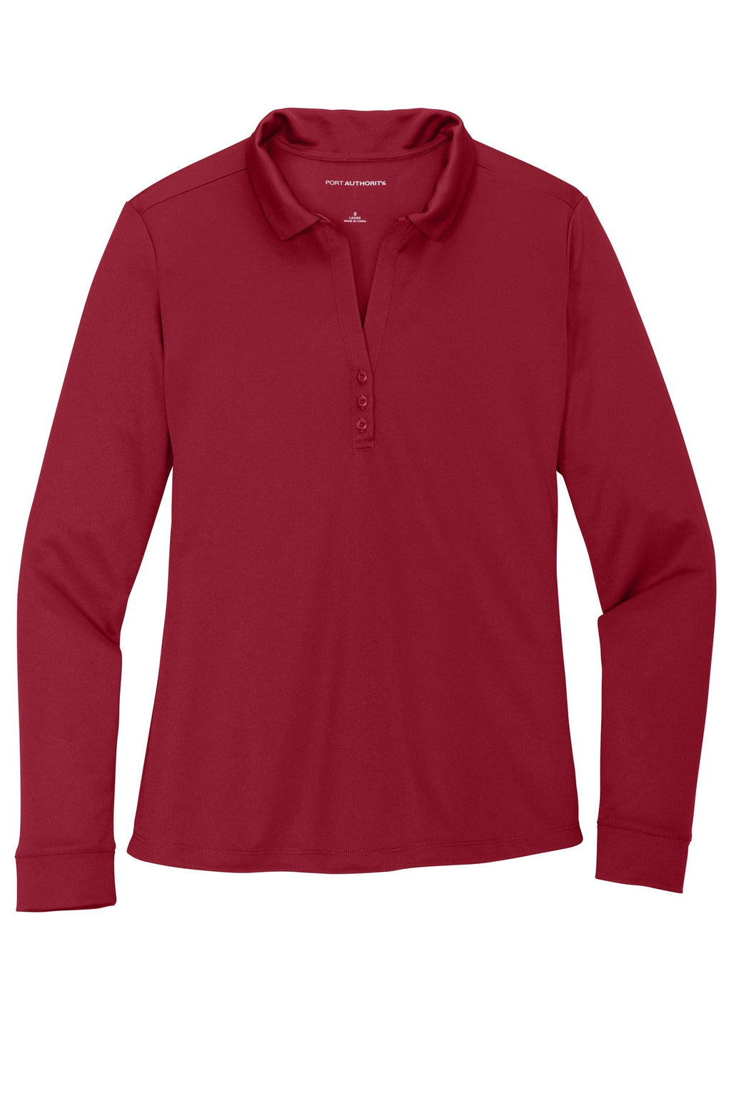 Port Authority  Women's Silk Touch   Performance Long Sleeve Polo. L540LS