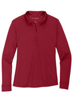 Port Authority  Women's Silk Touch   Performance Long Sleeve Polo. L540LS