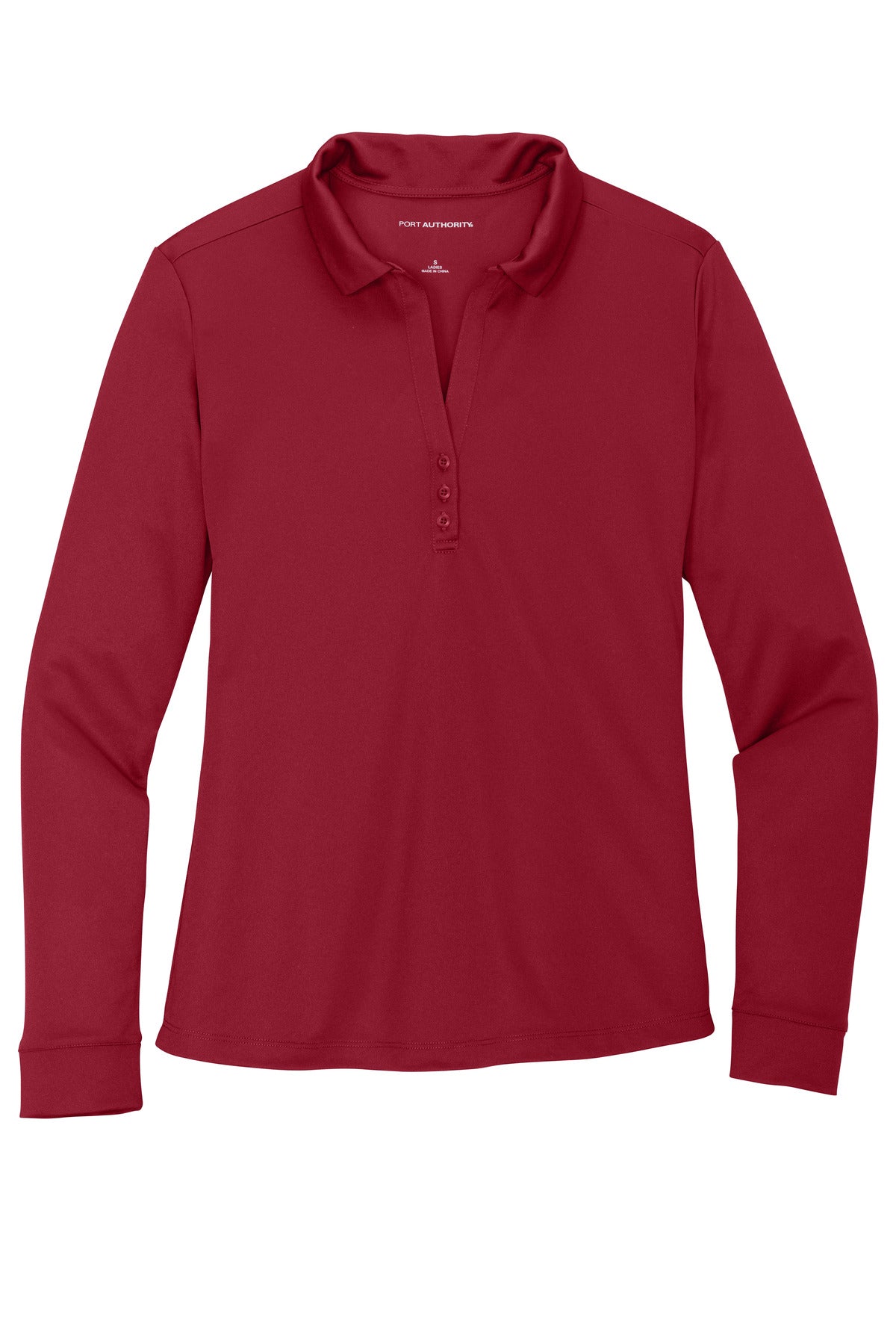 Port Authority  Women's Silk Touch   Performance Long Sleeve Polo. L540LS