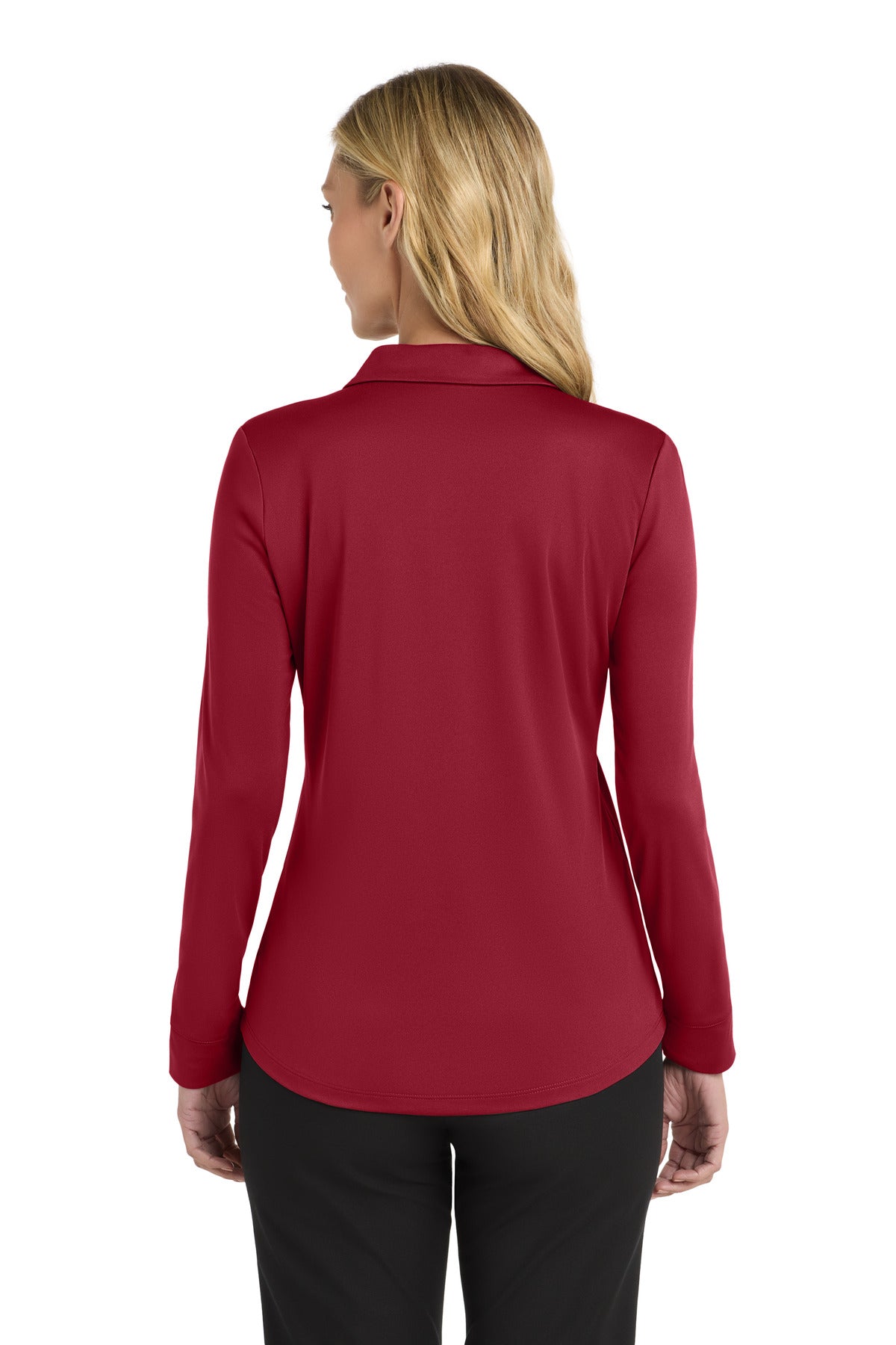 Port Authority  Women's Silk Touch   Performance Long Sleeve Polo. L540LS