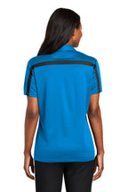 Port Authority Women's Silk Touch Performance Colorblock Stripe Polo. L547