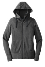 New Era  Women's Tri-Blend Fleece Full-Zip Hoodie. LNEA511