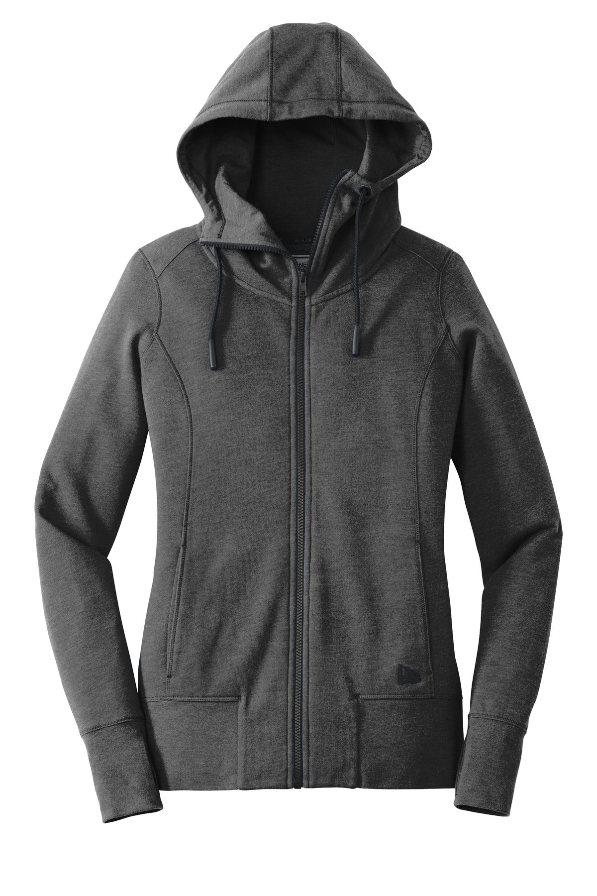 New Era  Women's Tri-Blend Fleece Full-Zip Hoodie. LNEA511