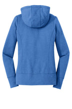 New Era  Women's Tri-Blend Fleece Full-Zip Hoodie. LNEA511