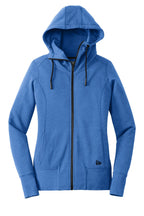 New Era  Women's Tri-Blend Fleece Full-Zip Hoodie. LNEA511