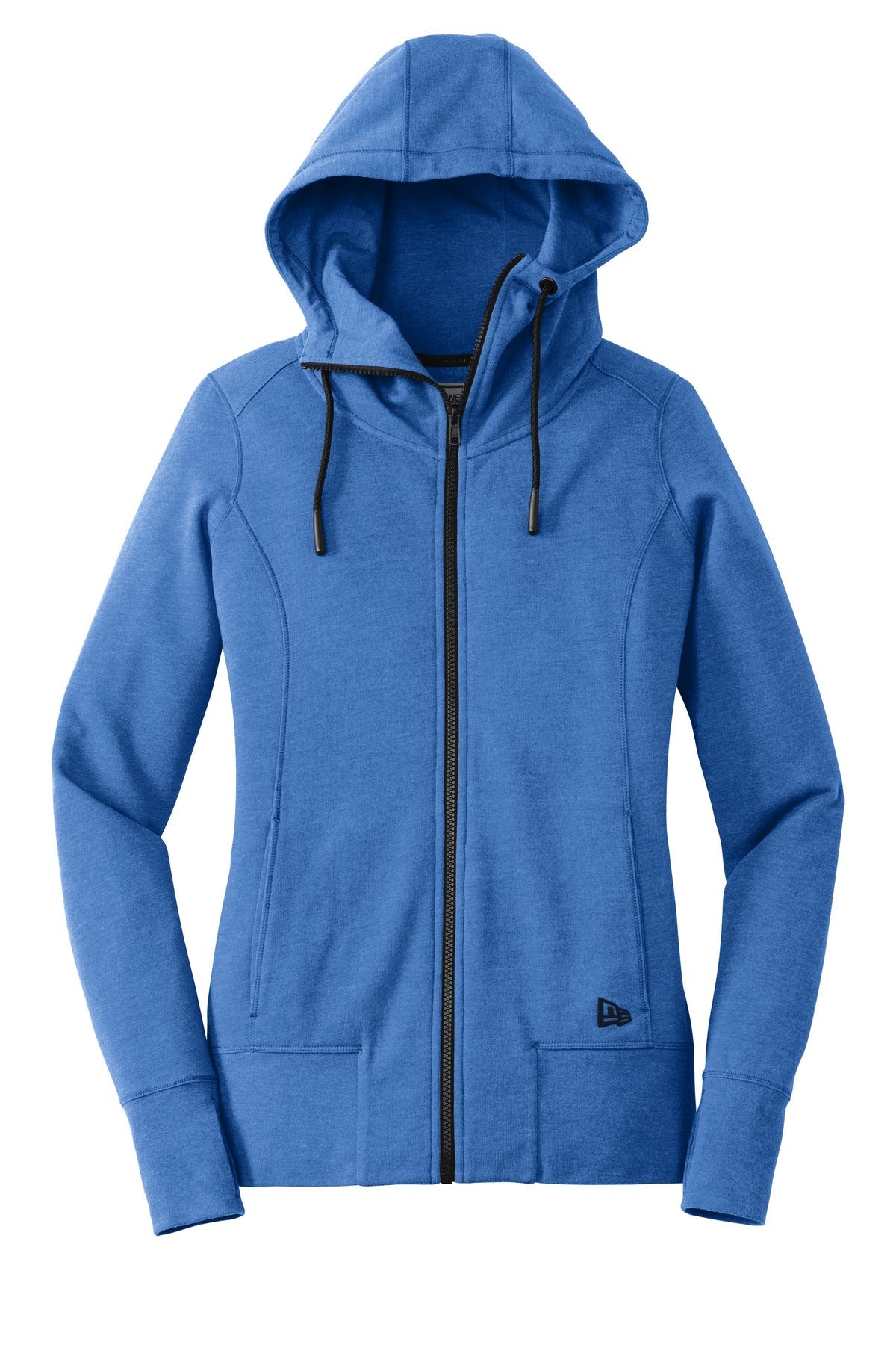 New Era  Women's Tri-Blend Fleece Full-Zip Hoodie. LNEA511