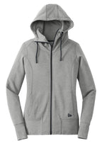 New Era  Women's Tri-Blend Fleece Full-Zip Hoodie. LNEA511