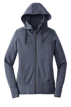 New Era  Women's Tri-Blend Fleece Full-Zip Hoodie. LNEA511