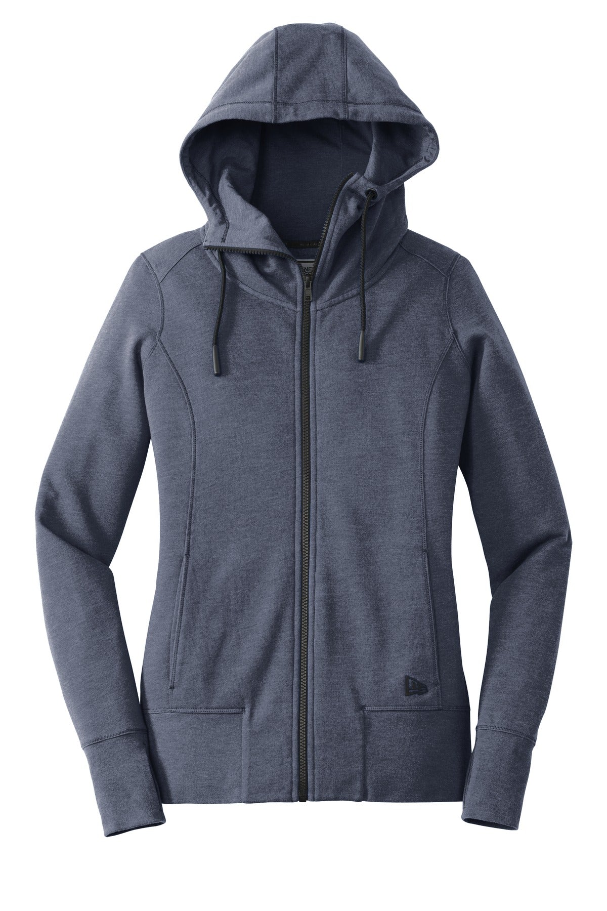 New Era  Women's Tri-Blend Fleece Full-Zip Hoodie. LNEA511