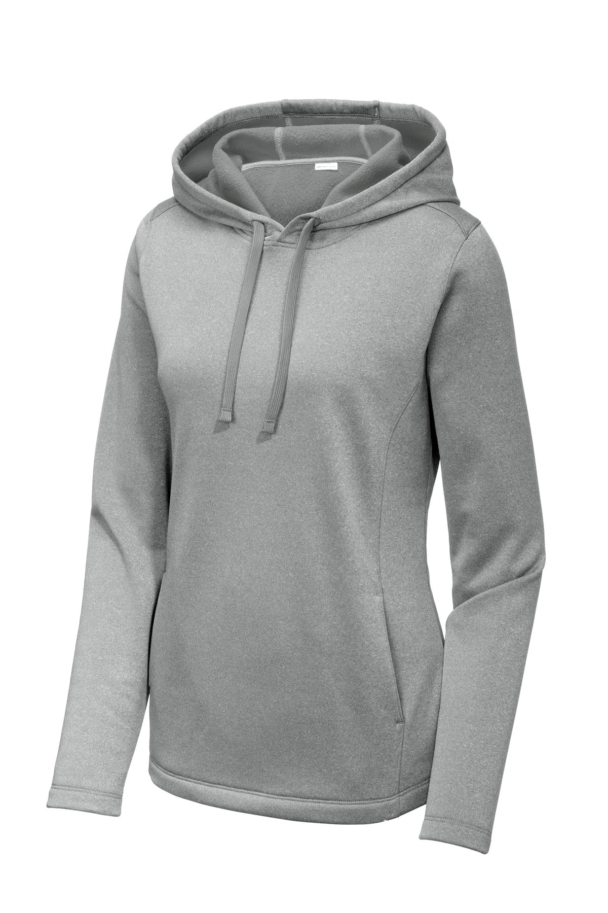 Sport-Tek  Women's PosiCharge  Sport-Wick  Heather Fleece Hooded Pullover. LST264