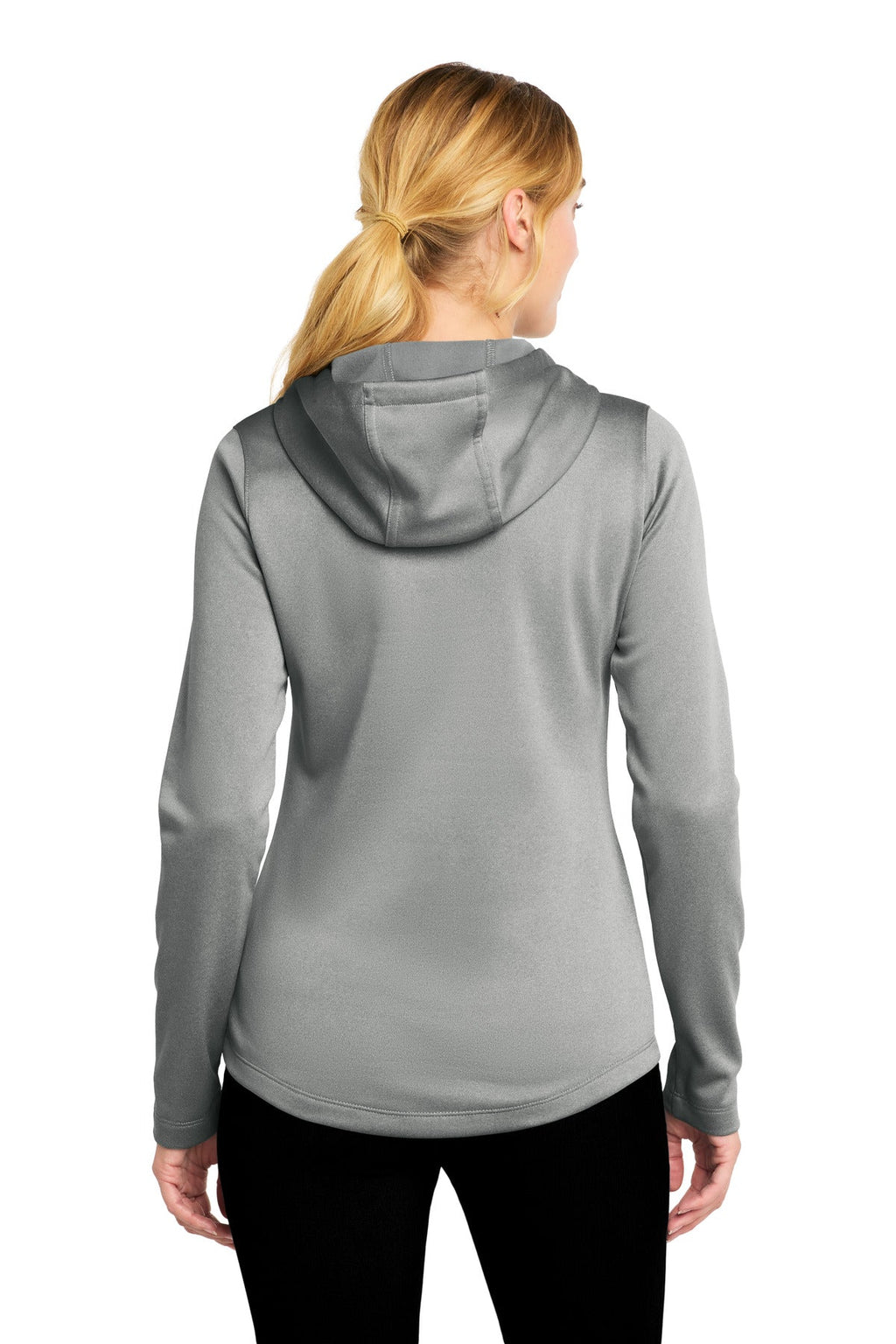 Sport-Tek  Women's PosiCharge  Sport-Wick  Heather Fleece Hooded Pullover. LST264