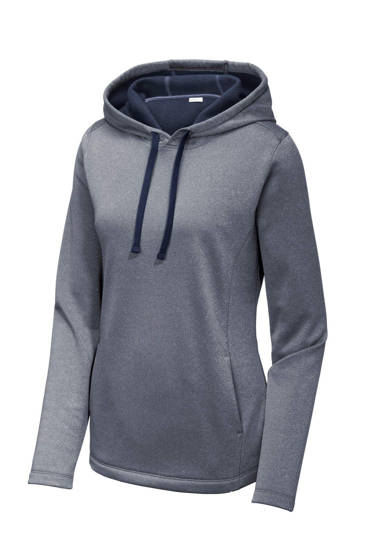 Sport-Tek  Women's PosiCharge  Sport-Wick  Heather Fleece Hooded Pullover. LST264