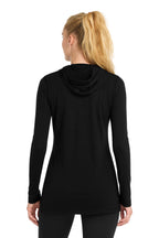 Sport-Tek Women's PosiCharge  Tri-Blend Wicking Long Sleeve Hoodie LST406