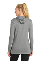Sport-Tek Women's PosiCharge  Tri-Blend Wicking Long Sleeve Hoodie LST406