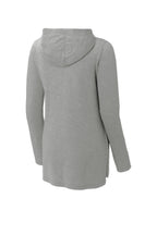 Sport-Tek Women's PosiCharge  Tri-Blend Wicking Long Sleeve Hoodie LST406
