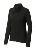 Sport-Tek Women's Sport-Wick Flex Fleece Full-Zip. LST560