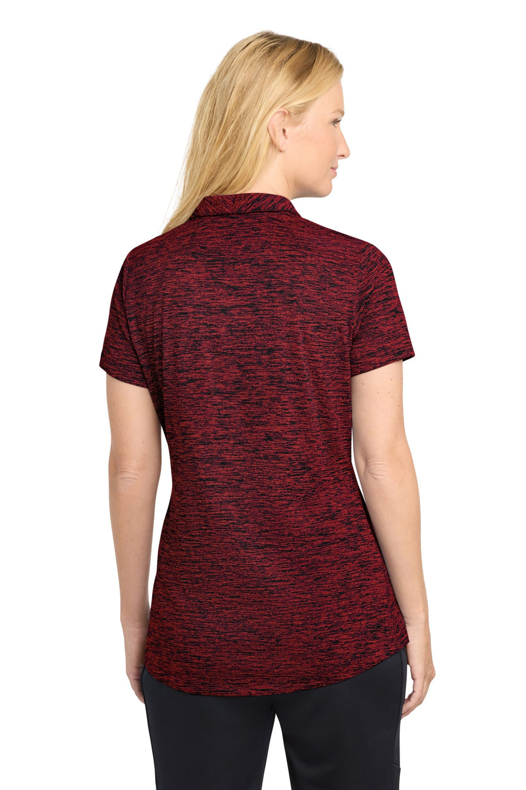 Sport-Tek  Women's PosiCharge  Electric Heather Polo. LST590
