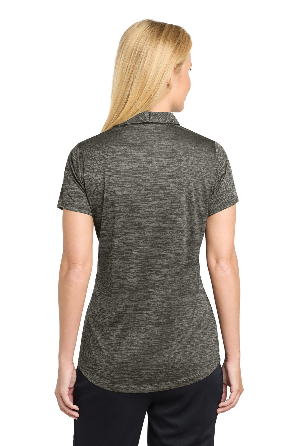 Sport-Tek  Women's PosiCharge  Electric Heather Polo. LST590