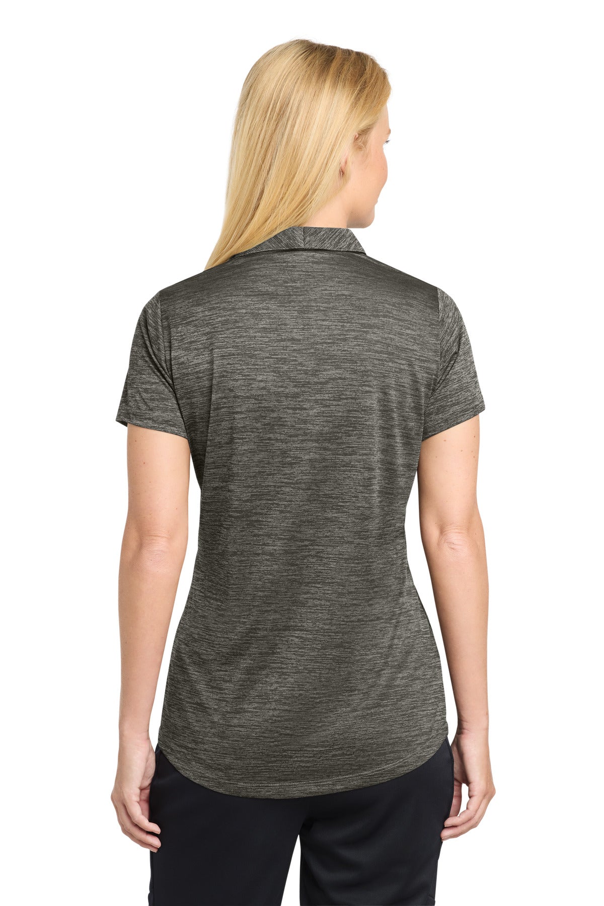 Sport-Tek  Women's PosiCharge  Electric Heather Polo. LST590