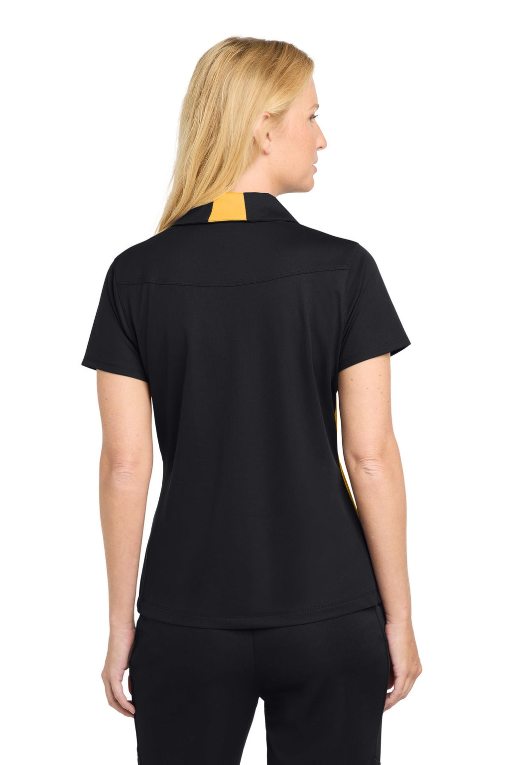 Sport-Tek Women's Side Blocked Micropique Sport-Wick Polo. LST655