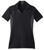 Sport-Tek Women's Side Blocked Micropique Sport-Wick Polo. LST655