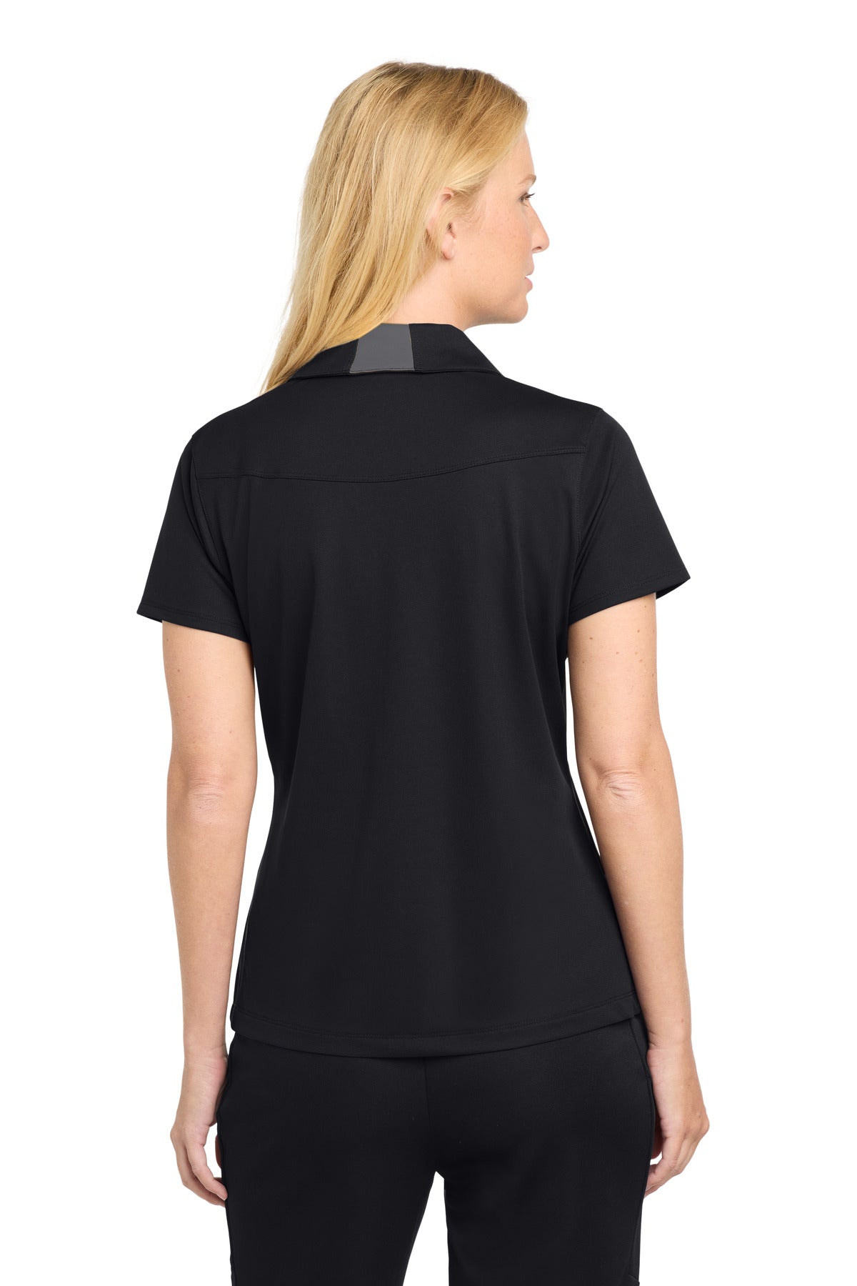 Sport-Tek Women's Side Blocked Micropique Sport-Wick Polo. LST655