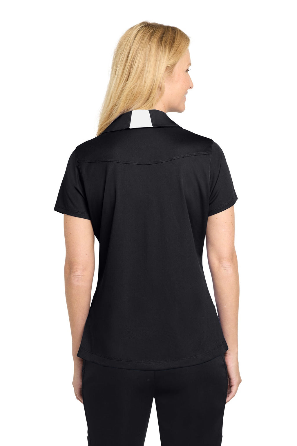 Sport-Tek Women's Side Blocked Micropique Sport-Wick Polo. LST655