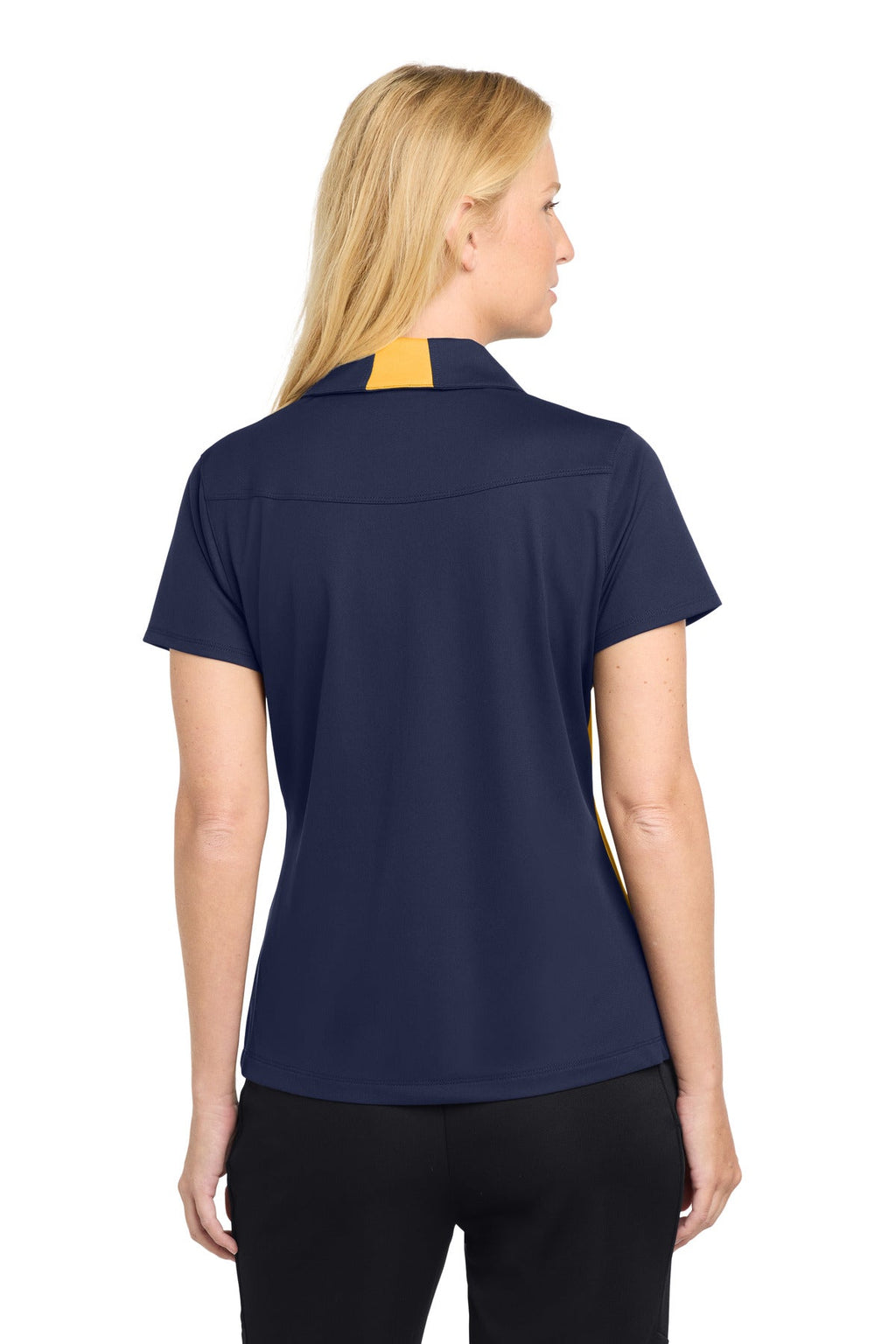Sport-Tek Women's Side Blocked Micropique Sport-Wick Polo. LST655
