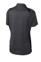 Sport-Tek Women's Heather Colorblock Contender Polo. LST665