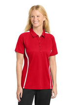 Sport-Tek Women's PosiCharge Micro-Mesh Colorblock Polo. LST685