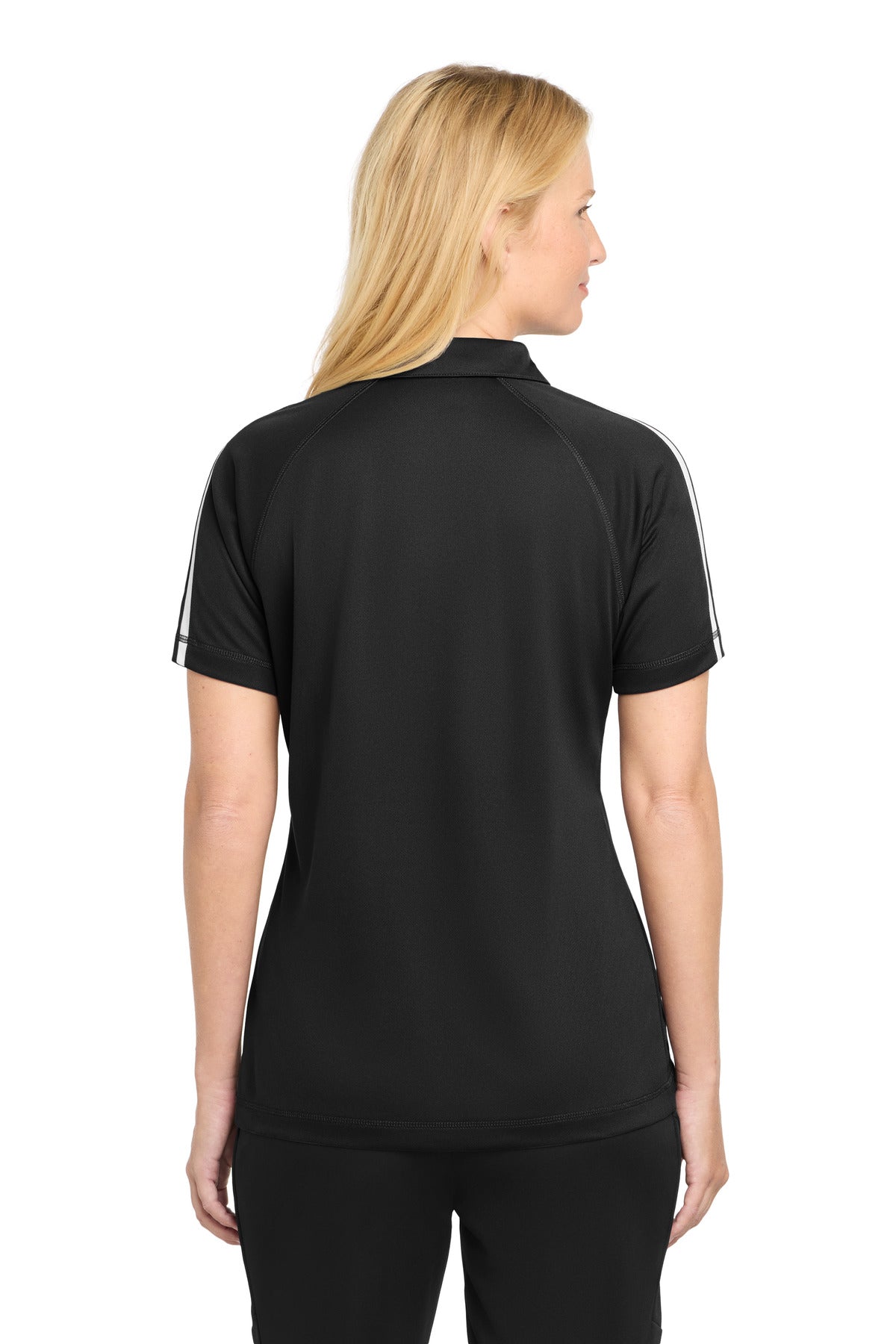 Sport-Tek Women's PosiCharge Micro-Mesh Colorblock Polo. LST685