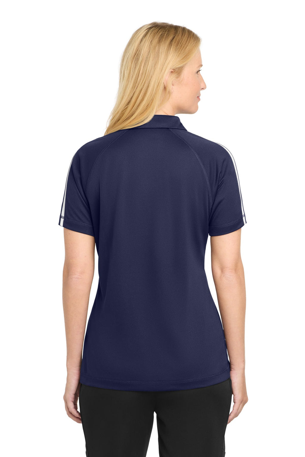 Sport-Tek Women's PosiCharge Micro-Mesh Colorblock Polo. LST685