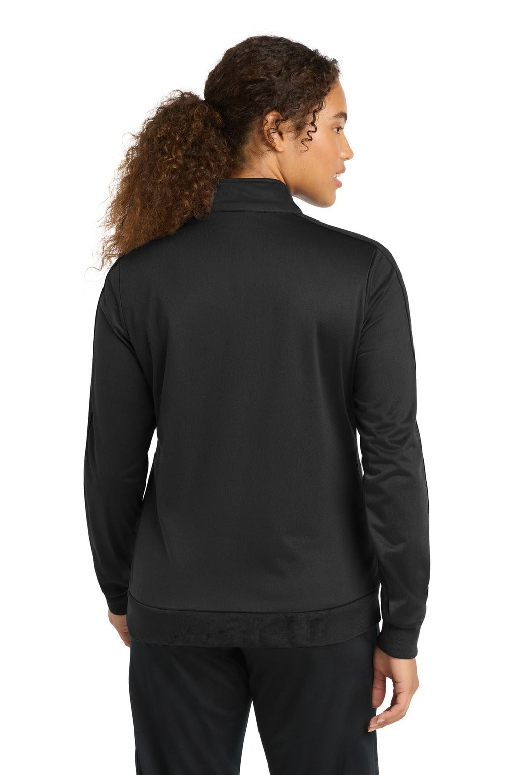 Sport-Tek  Ladies Tricot Sleeve Stripe Track Jacket. LST94