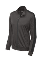 Sport-Tek  Ladies Tricot Sleeve Stripe Track Jacket. LST94