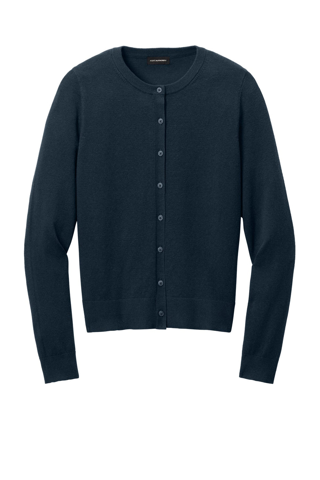 Port Authority Women's Easy Care Crewneck Cardigan Sweater LSW2870